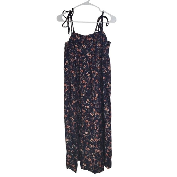 Old Navy Dresses & Skirts - Old Navy Women's M Tie-Shoulder Floral Split Front Midi Swing Dress Festival